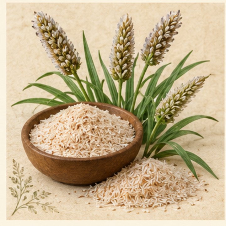 Psyllium (Isabgol) botanical illustration